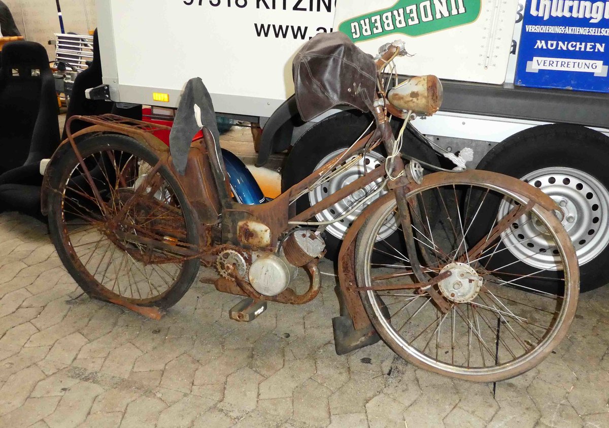 =Meiller-Moped, gesehen bei der Technorama in Kassel im März 2017