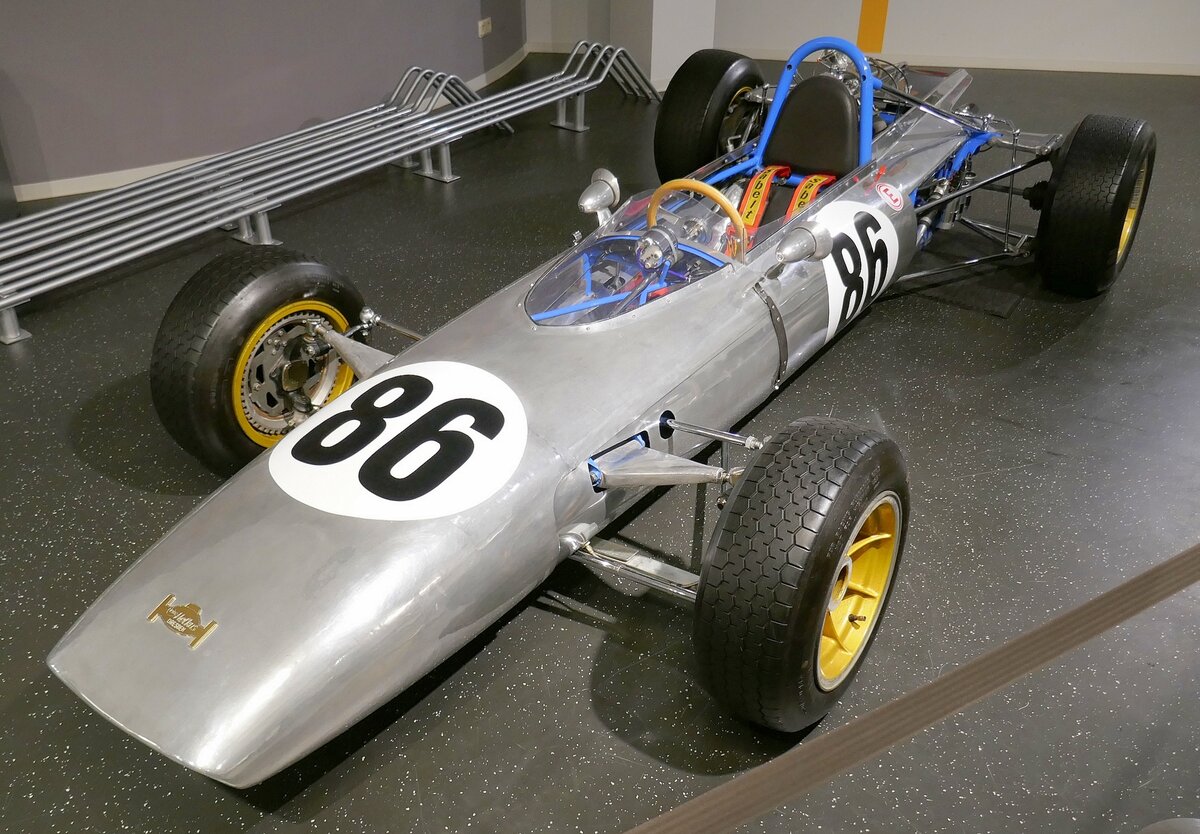 Melkus Formel 3, Rennwagen von 1964 mit Wartburg-Motor, Fahrzeugmuseum Suhl, April 2025