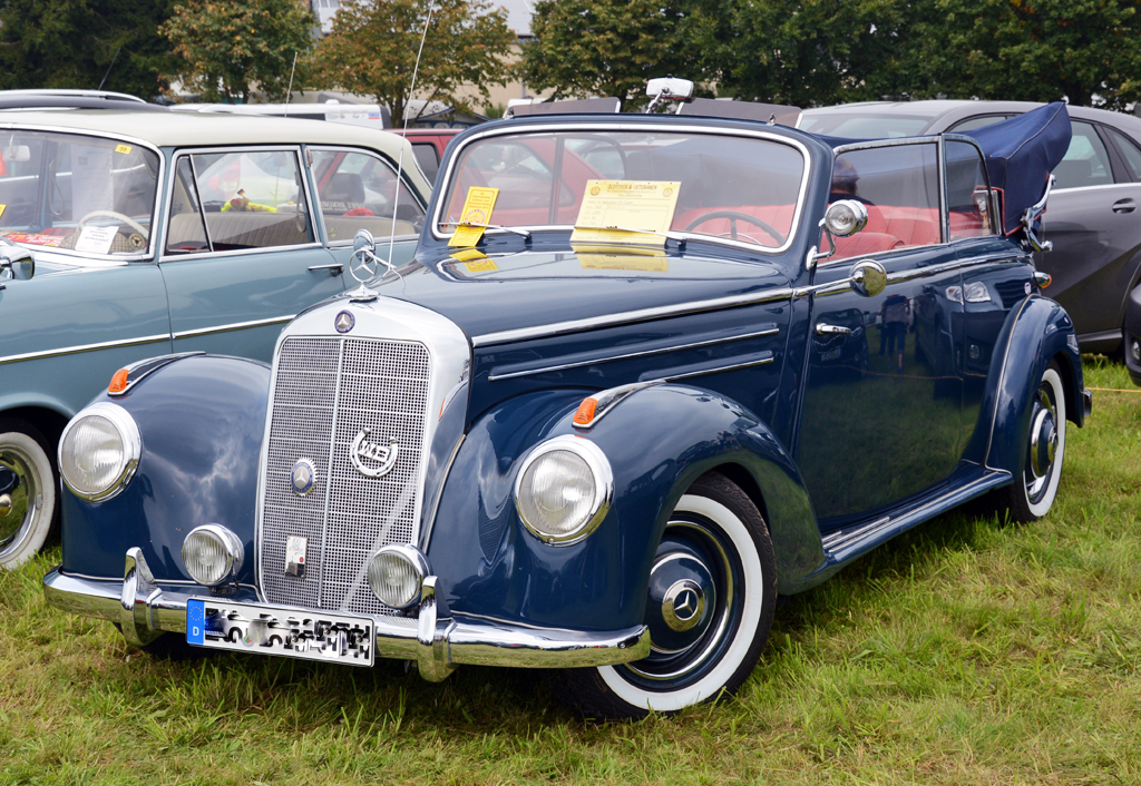 Mercedes 220 Cabrio (Baujahr 1953) in Wershofen - 07.09.2014
