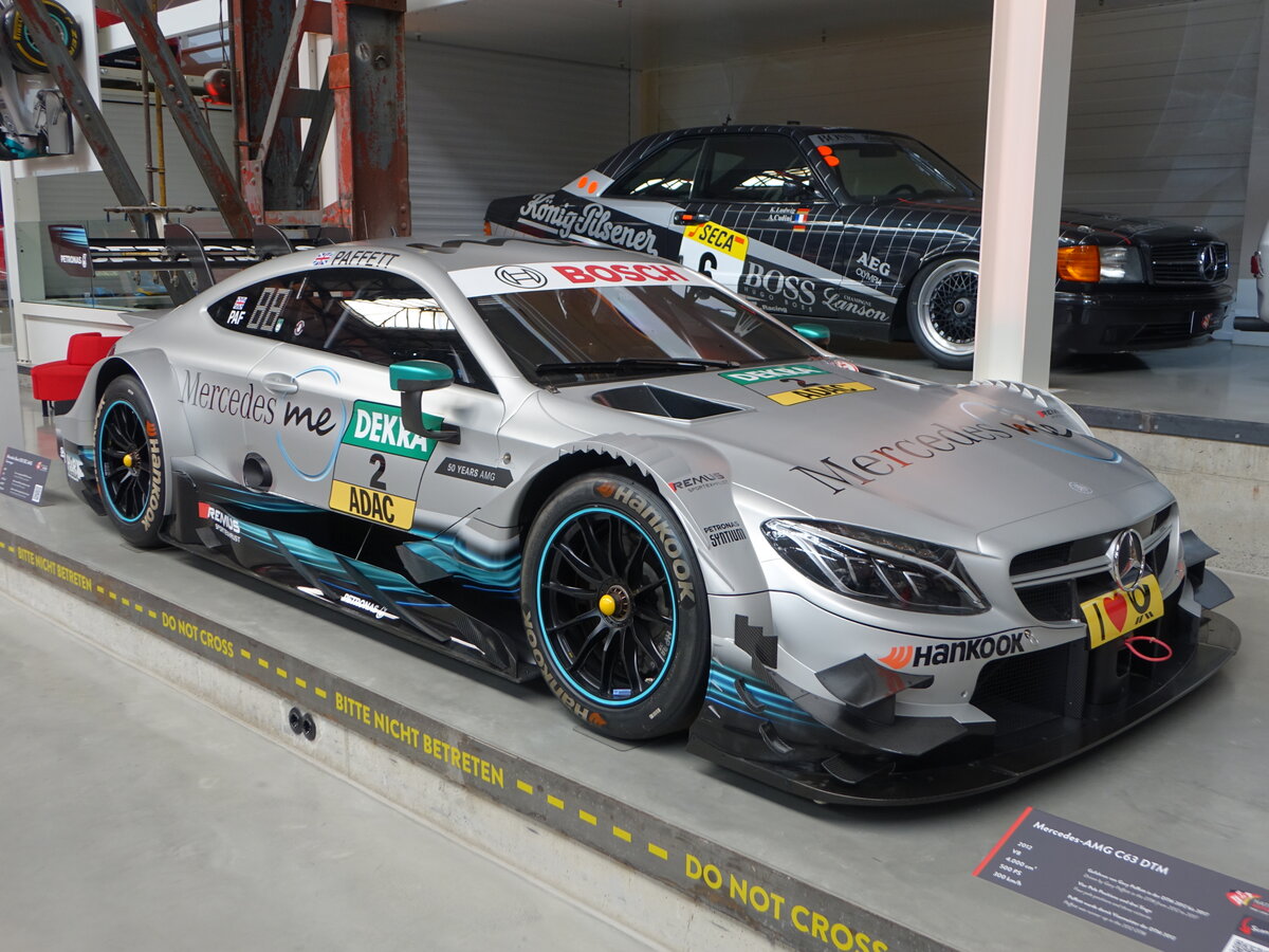 Mercedes AMT C63 DTM, Baujahr 2012, V8, 4000 Cm, 500 PS, Nationales Automuseum The Loh Collection (27.06.2026)