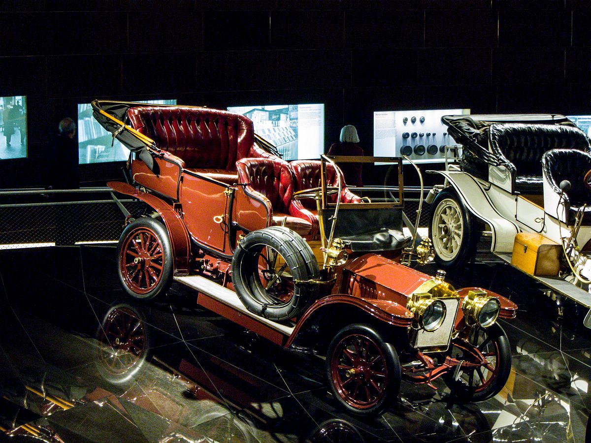 Mercedes-Benz 18PS Doppelphaeton. Aufnahme: Mercedes-Benz Museum 30.11.2013.