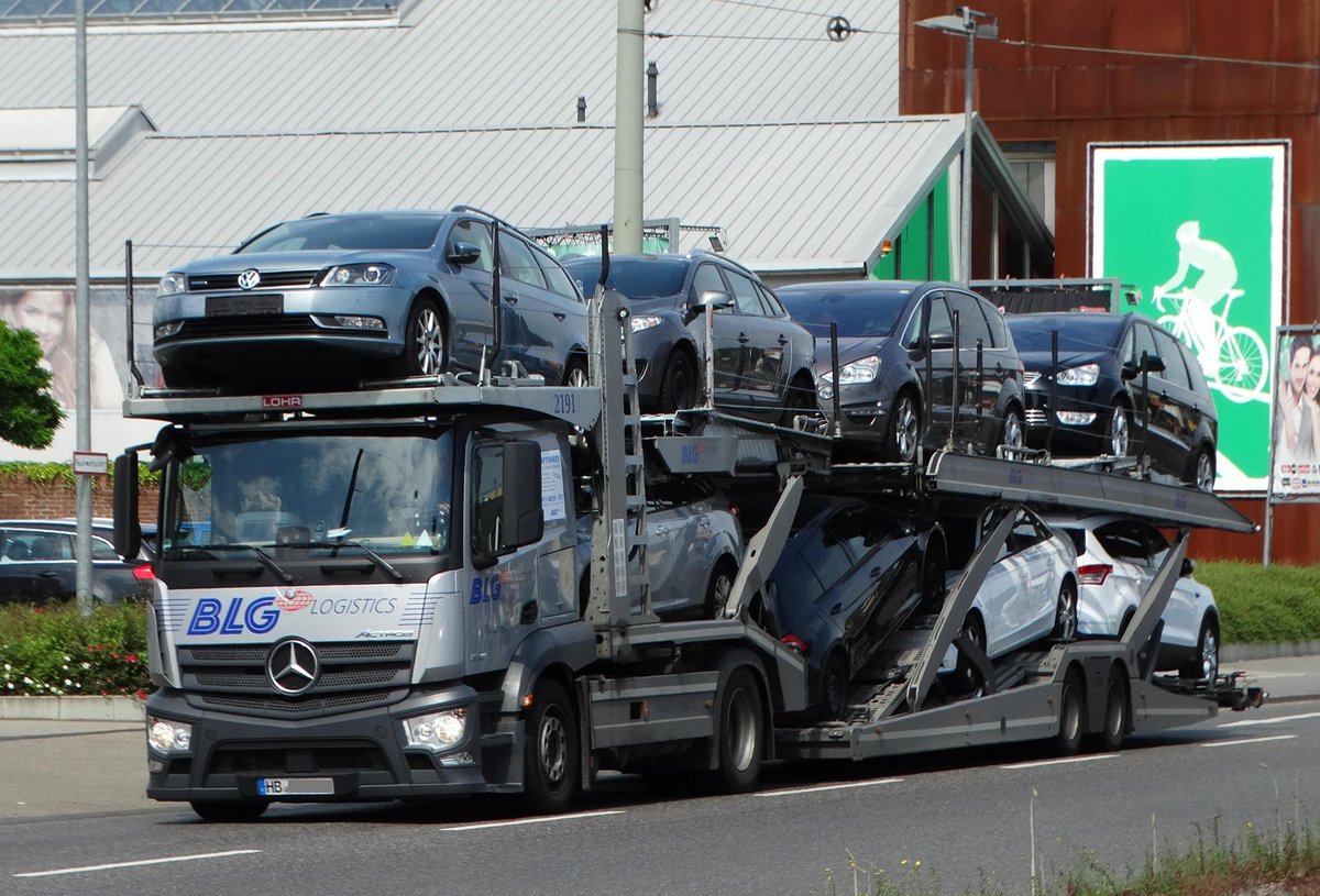 Mercedes Benz Actros am 08.06.16 in Frankfurt am Main