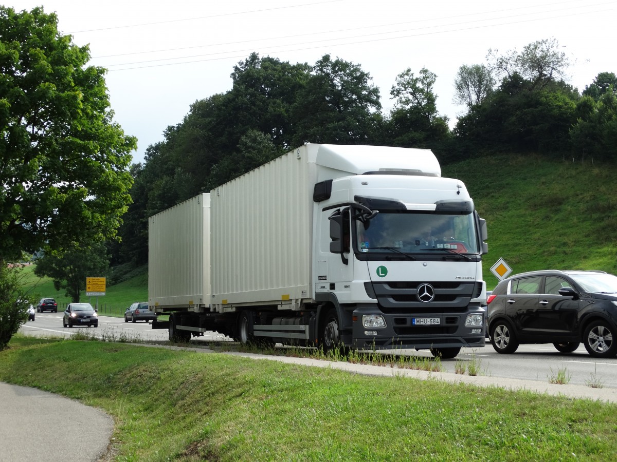 Mercedes Benz Actros am 10.08.15 in Fischen Allgäu 