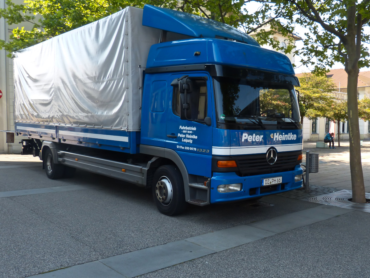 Mercedes benz Atego 1323 1. Generation langes Fahrerhaus. Nordhausen 19.08.2016