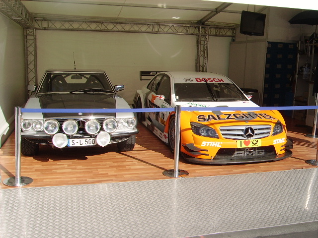 Mercedes Benz C-Klasse DTM und Drift Car am 16.08.09 am Nürburgring 