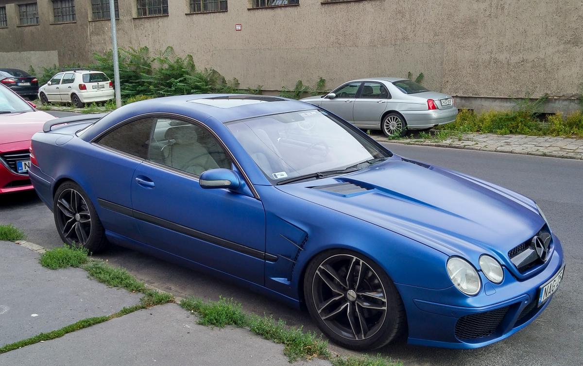 Mercedes-Benz Cl500 AMG (C215) in Budapest am 28.07.2018.