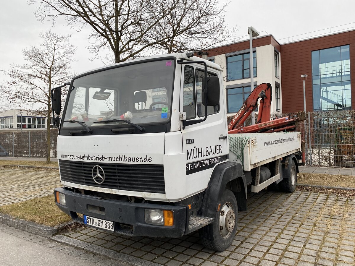 Mercedes-Benz LK in Gilching bei Starnberg, Februar 2022