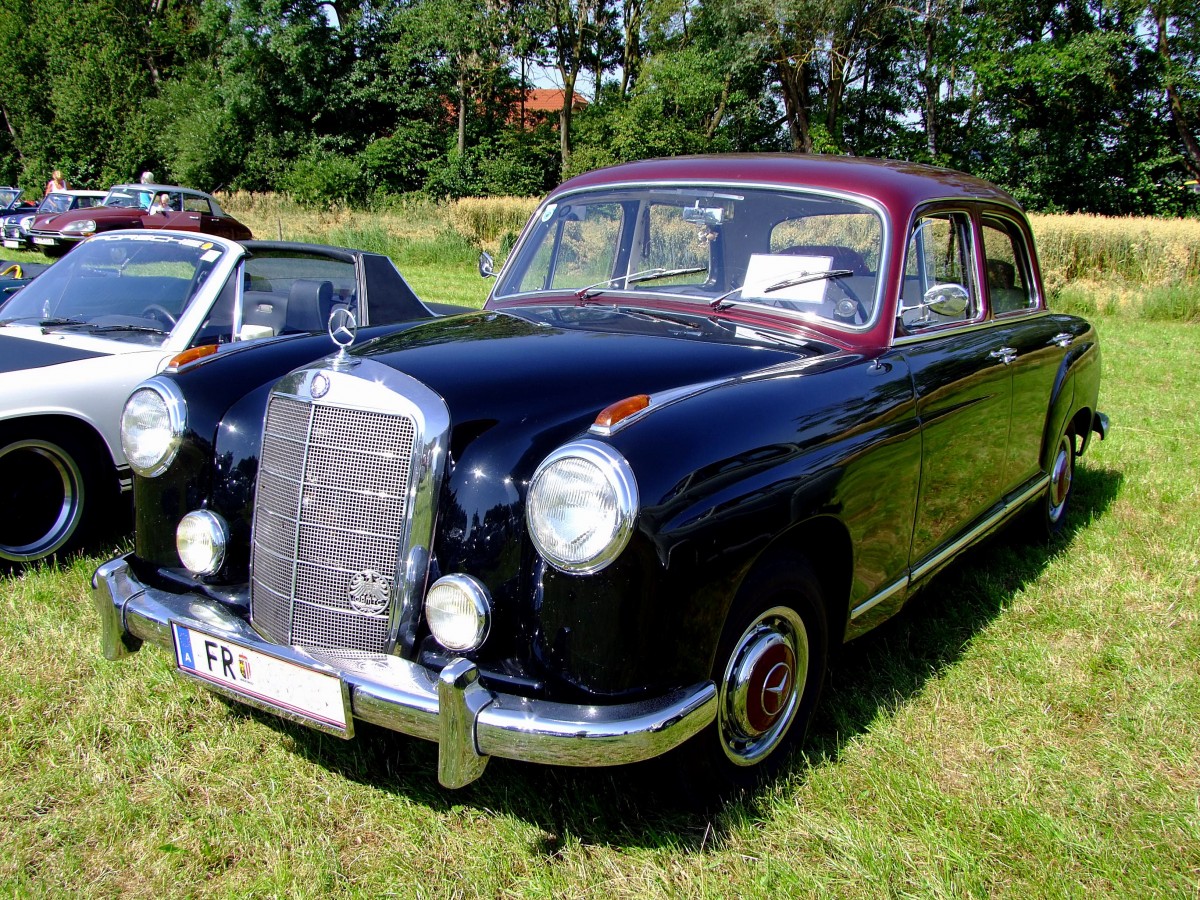 Mercedes-Benz Ponton, Type219; Bj.1958; 85PS; anlässlich de 9.Wadholz-Classic2014 in Unterstetten; 140720