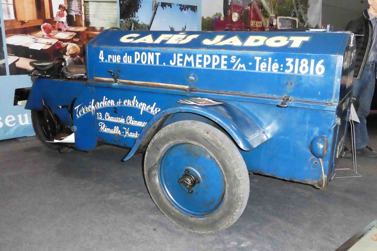 Merkur-Eilwagen, Hersteller: Hermann Schmidt, Qickborn, Bj. 1927, 440 ccm, 9 PS. 
als Leihgabe des Auto & Traktormuseum Bodensee, gesehen bei der Retro Classic in Stuttgart - März 2017