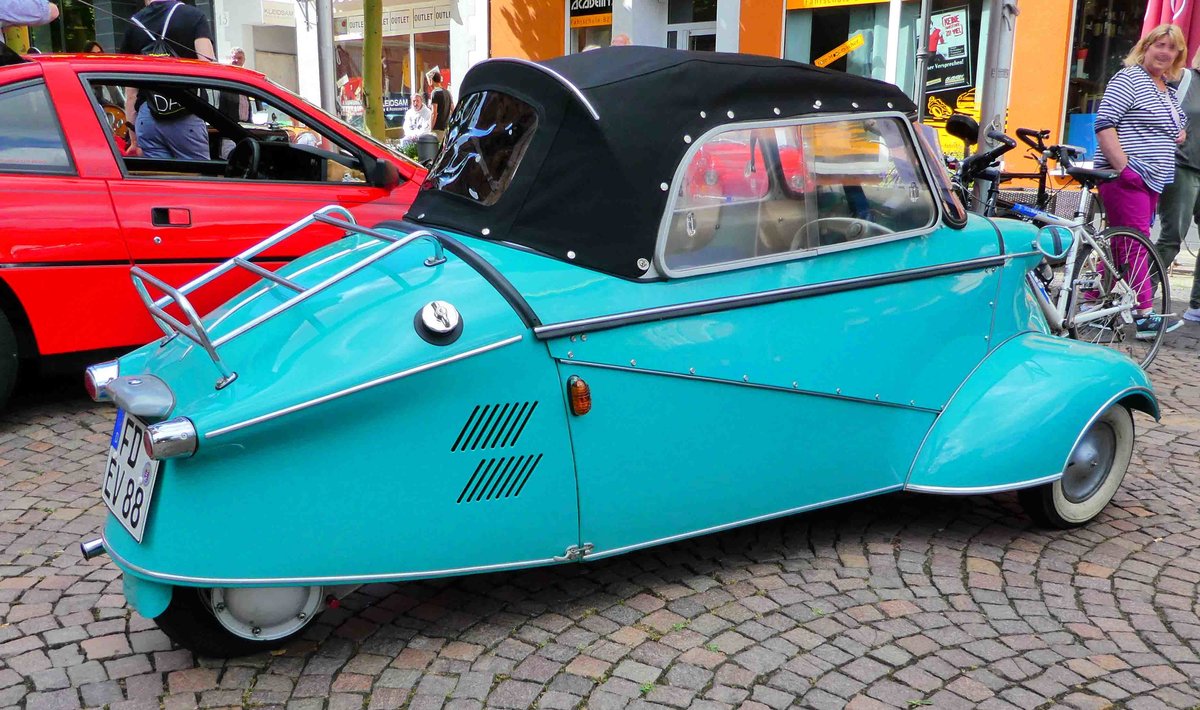=Messerschmitt KR 200, Bj. 1959, 9,2 PS, ausgestellt beim Hünfelder Stadtfest, 08-2018
