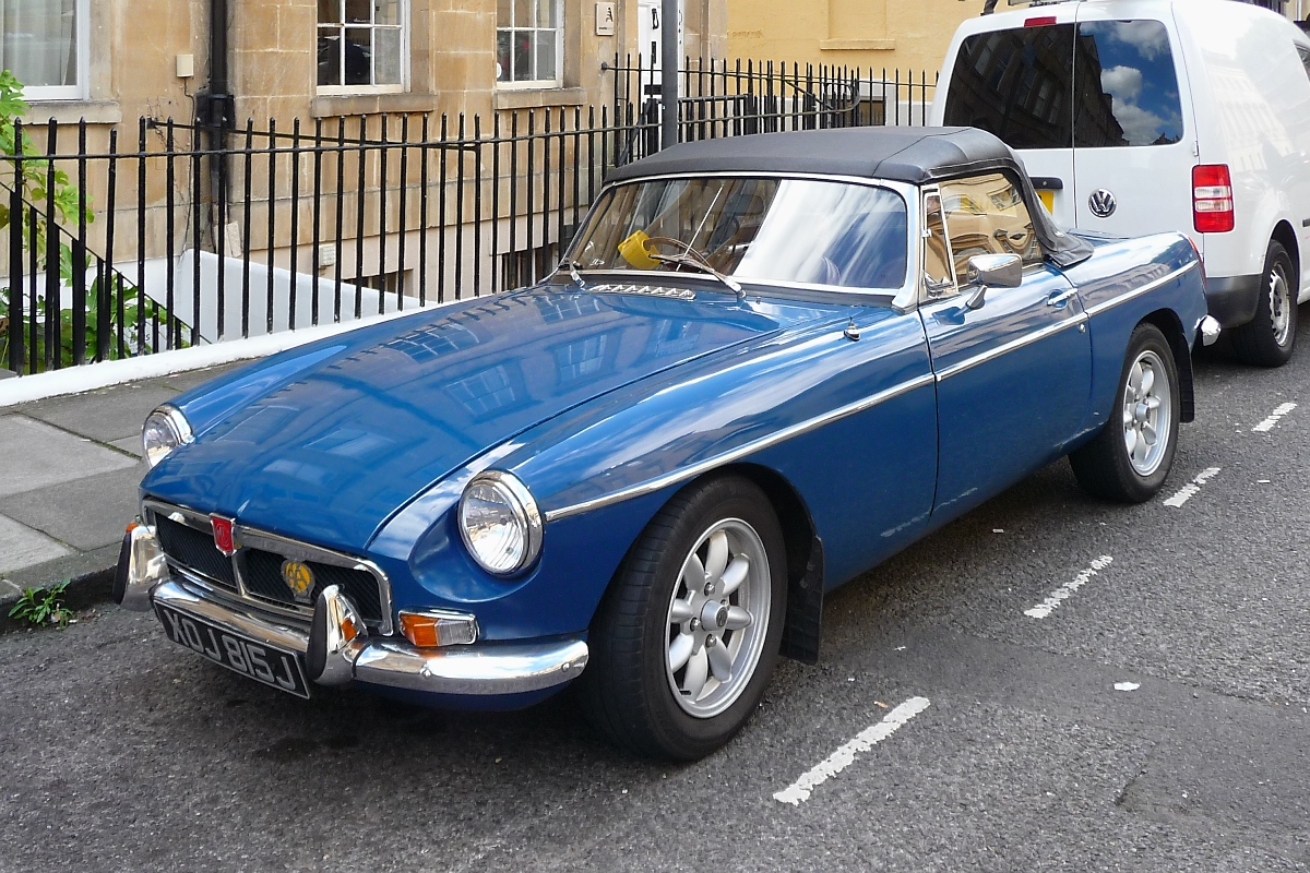 MG MGB in Bath, 16.9.16 Fahrzeugbilder.de