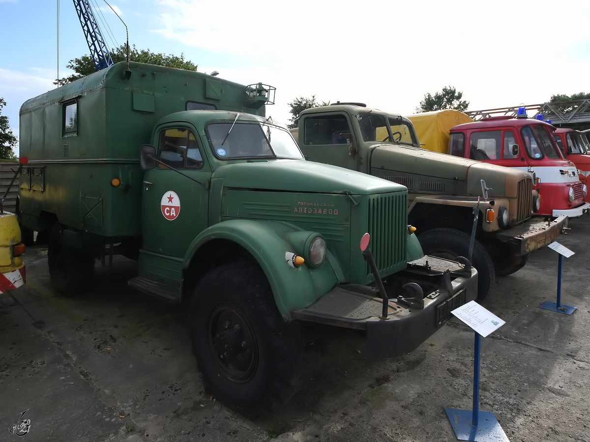 Mitte August 2021 war im DDR-Museum Dargen ein GAZ 63 A ausgestellt.