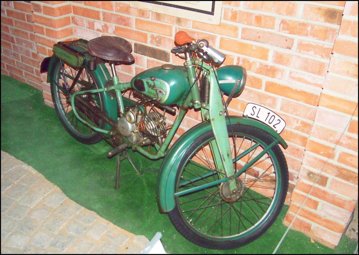 Motorrad Wanderer SL2, 1939 in Armeemuseums VHU Lešany am 7.10.2017