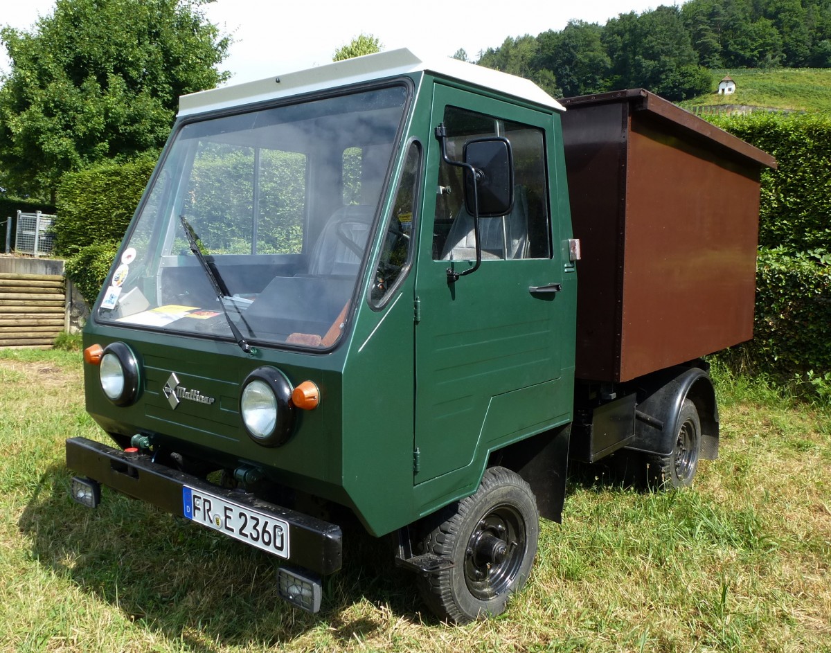 Multicar, Nutzfahrzeug aus der ehemaligen  DDR , gesehen beim Glottertäler Schleppertreffen, Juli 2013