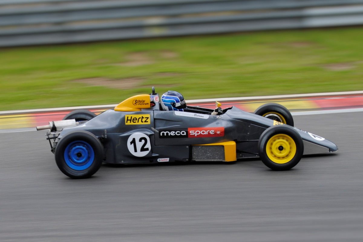 N. Beloou auf VAN DIEMEN beim Rennen des  Monoposto Racing Club & Ford Kent,Spa Summer Classic 15.6.2013.