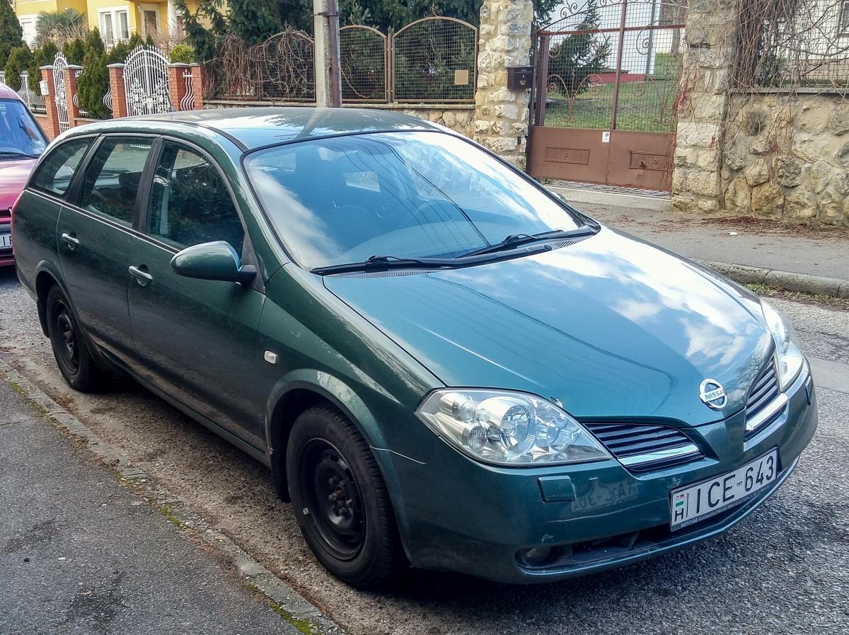 Nissa Primera P12 Wagon in grün, fotografiert in Januar, 2020.