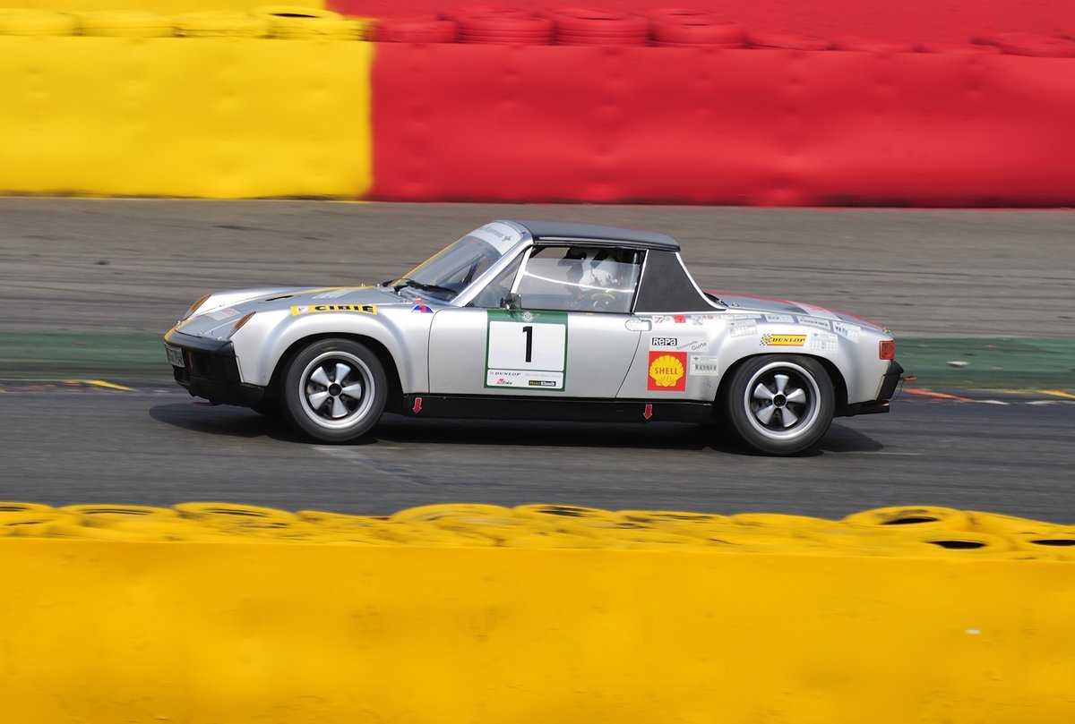 Nr.1 Diederich-Wittke auf Porsche 914/6 GT, Youngtimer Festival Spa 24.7.2016, FHR Langstreckencup 