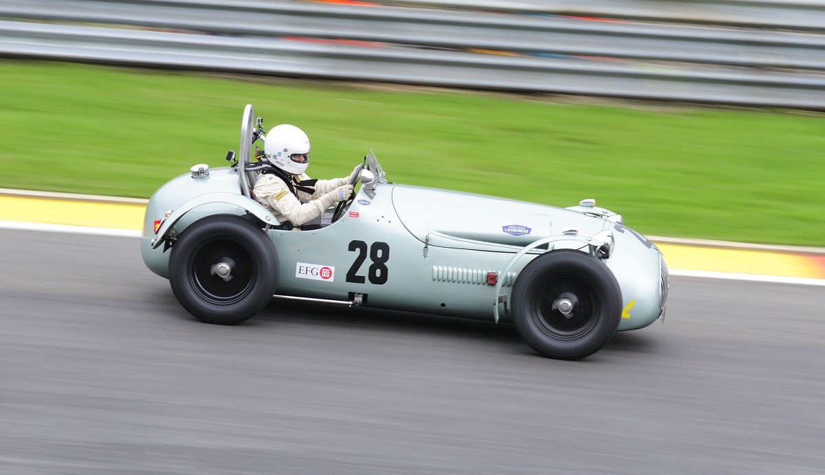 Nr.28 HWM Alta-Jaguar, Bj.1951, 3442ccm, Fahrer: BERT Nicolas (B). Bei der Woodcote Trophy & Stirling Moss Trophy [Motor Racing Legends] SPA SIX HOURS 19.September 2015 