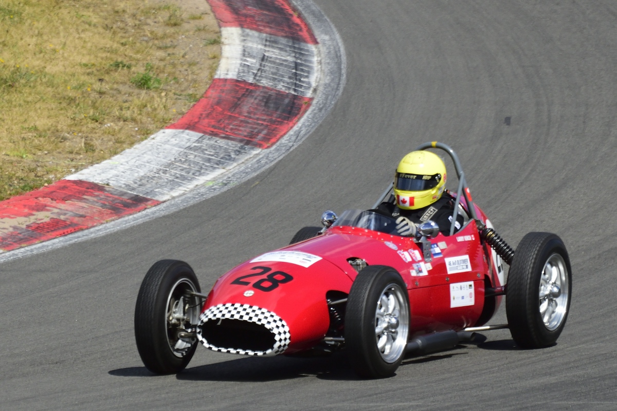 Nr.28 Kinch, Larry Großbritannien im Gemini Mk II, ccm 1098, Bj: 1960. FIA-Lurani Trophy für Formel Junior Fahrzeuge im Prorgamm 46. AvD-Oldtimer-Grand-Prix 11.08.2018 auf dem Nürburgring.