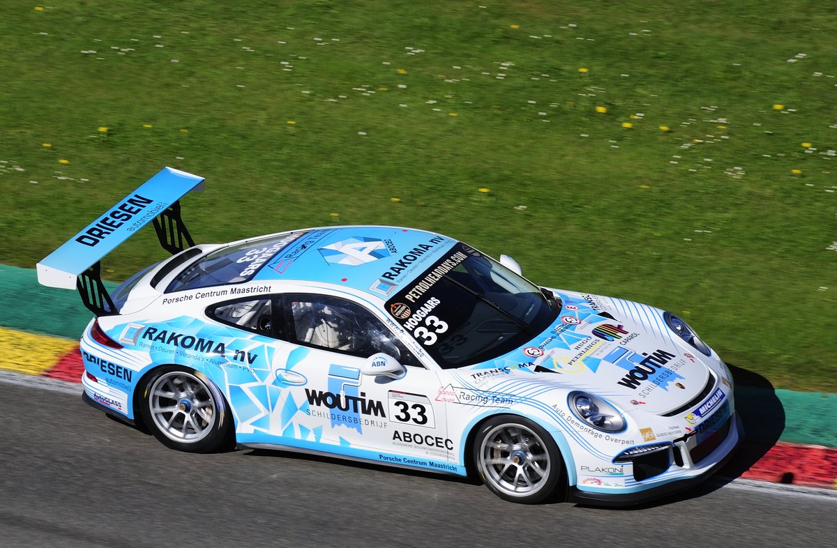 Nr.33, Porsche GT3 Cup Challenge Benelux, am 6.Mai 2017 in Spa Francorchamps