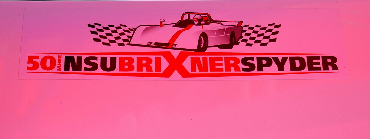 NSU-Brixner, Kurt Brixner aus Stuttgart, Karosseriebauer und Rennfahrer, konstruierte und baute Rennsportwagen auf NSU-Basis, Juni 2022 