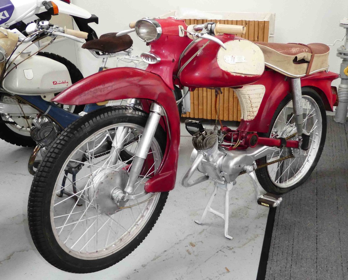 NSU Quickly TT, Bauzeit von 1957 - 1963, präsentiert im Deutschen Automobilmuseum Fichtelberg im Juli 2018
