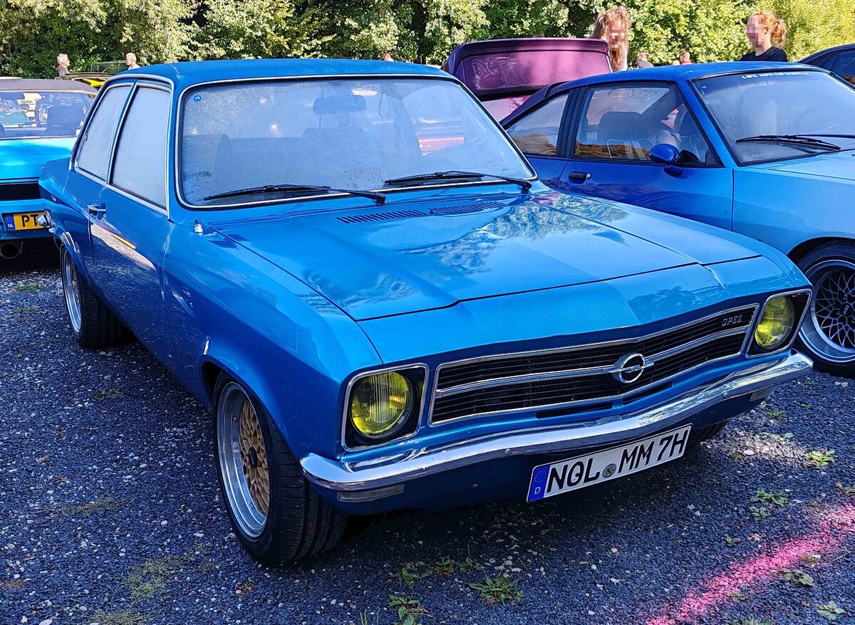 =Opel Ascona, ausgestellt beim 2025er Manta/Ascona-Treffen in Petersberg-Marbach