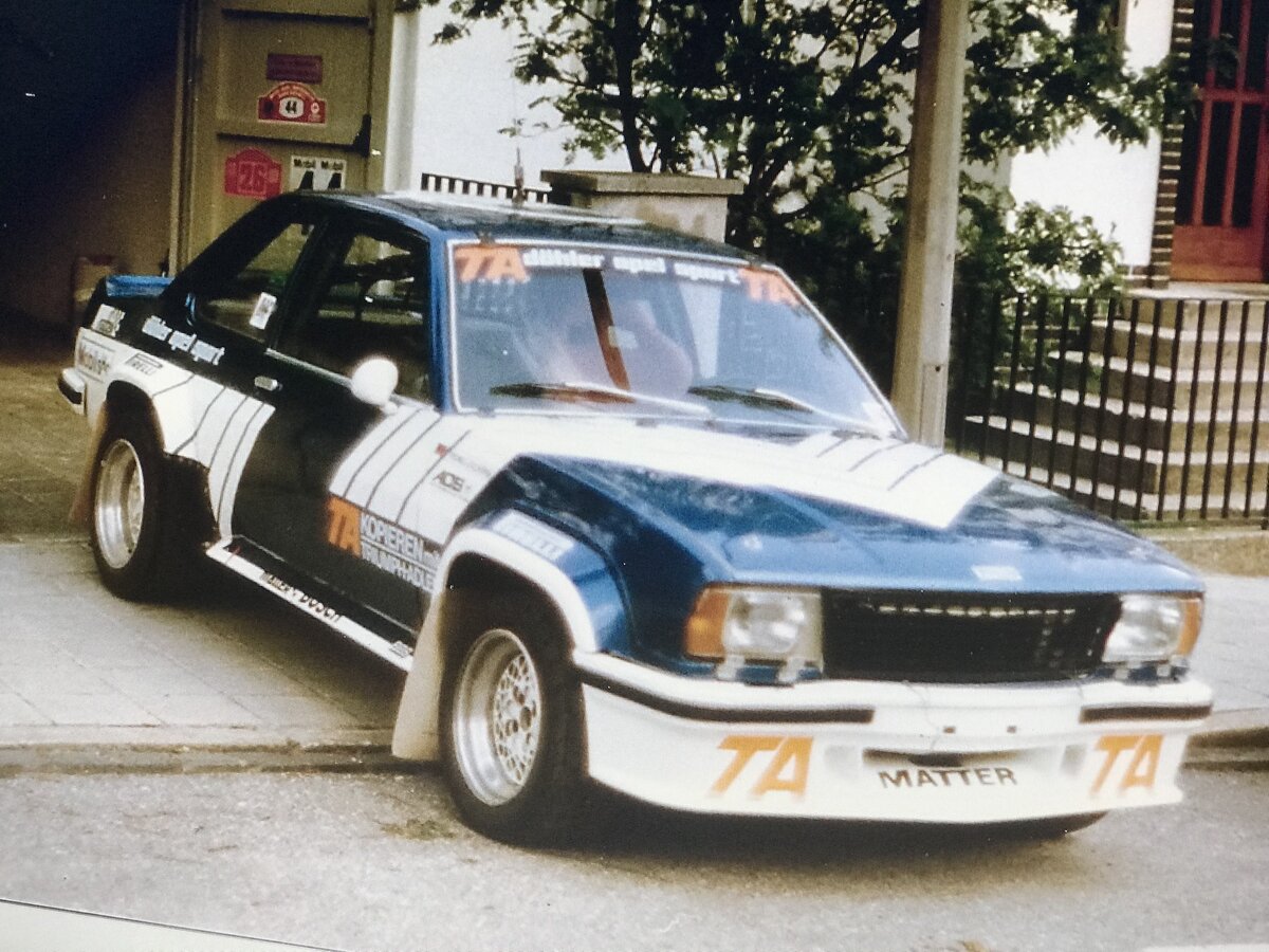 Opel Ascona B Gruppe-2 Rallye, Bj. 1980 by Mattig, Rallys 1980-1982 Thomas Zollhoefer-Bernd Stadter
Foto vom 15.03.1982 
