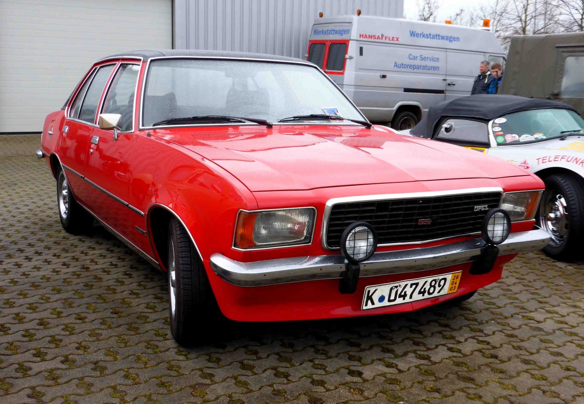 Opel Commodore GS, gesehen auf dem Kasseler Messegelände anl. Technorama, März 2015 