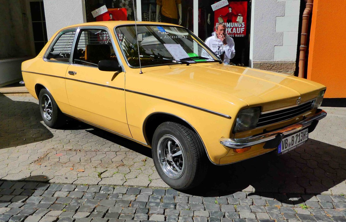 =Opel Kadett C 1200 S, Bj. 1976, ausgestellt beim Hünfelder Stadtfest, 08-2018