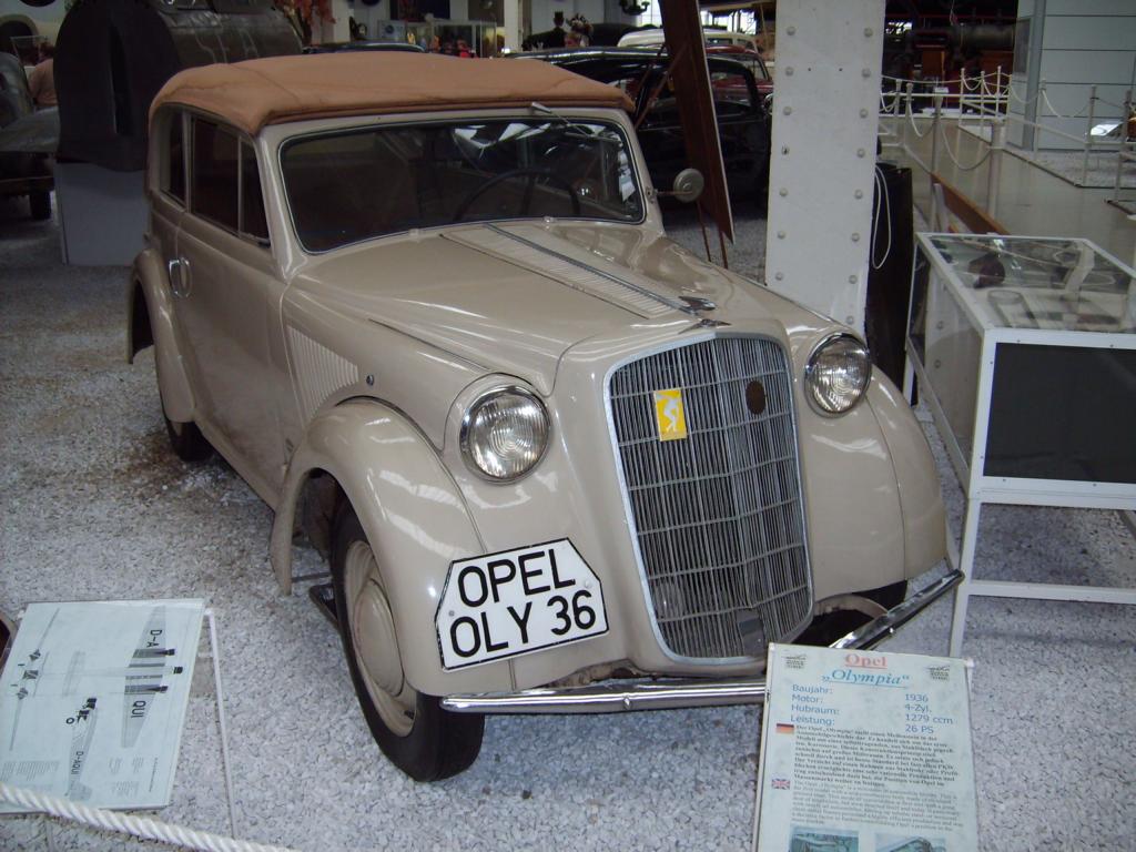 Opel Olympia im Technikmuseum Speyer, 02.11.2007
