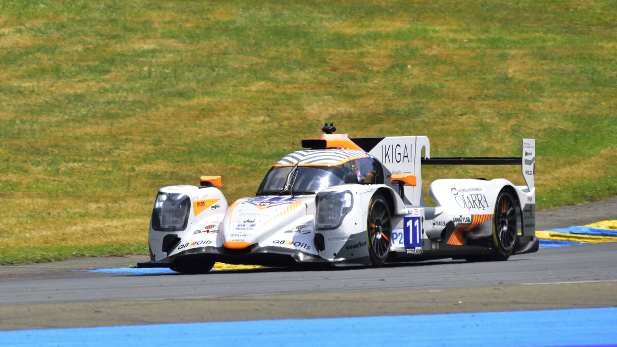 Oreca 07 - Gibson, LMP2, 4,2l ccm, 590hp, #11 Proton Competition, Fahrer: g. Roda, R. Binder, B. Viscaal. Freies Training 24h Le Mans am 11.6.25 