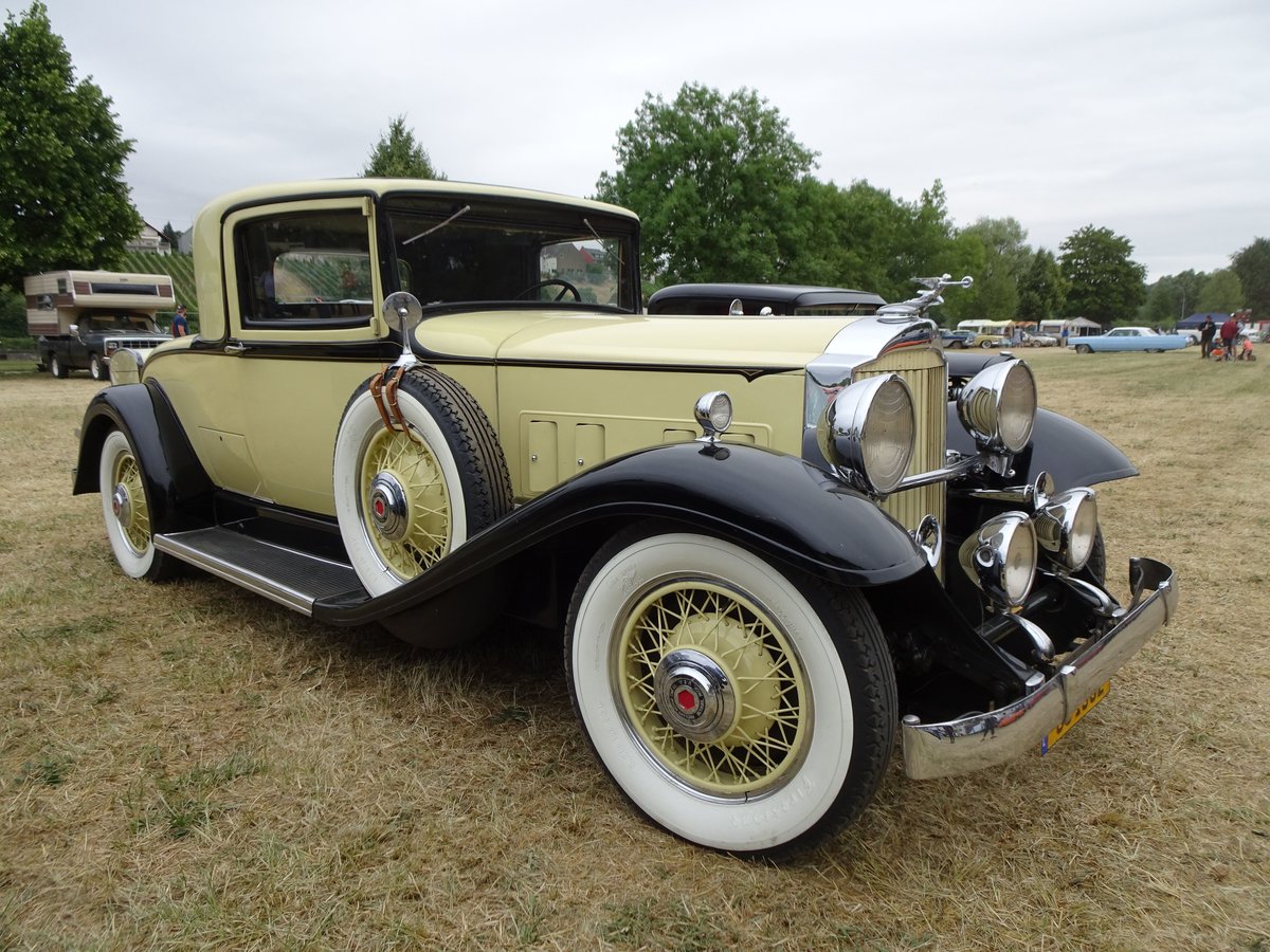 Packard, wahrscheinlich ein 902 Eight Coupé, auf dem US-Car-Treffen in Stadtbredimus (Lux.) am 07.07.2019