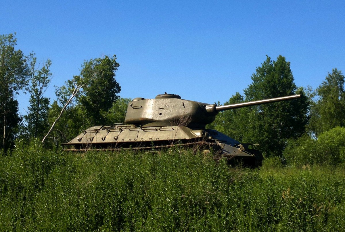 PanzerkampfwagenT 34/85 in Military Museum Rokycany am 5.6. 2015.