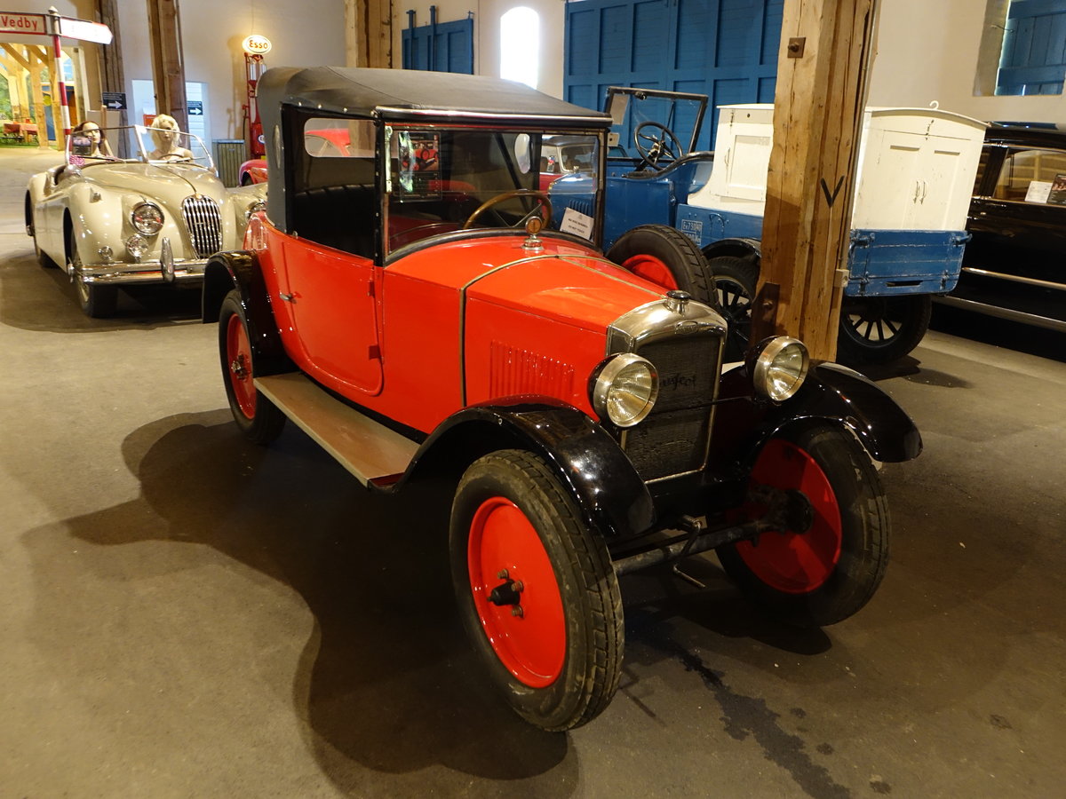 Peugeot 163 von 1924, 4 Zyl. 10 PS Motor, Automuseum Egeshov (06.06.2018)