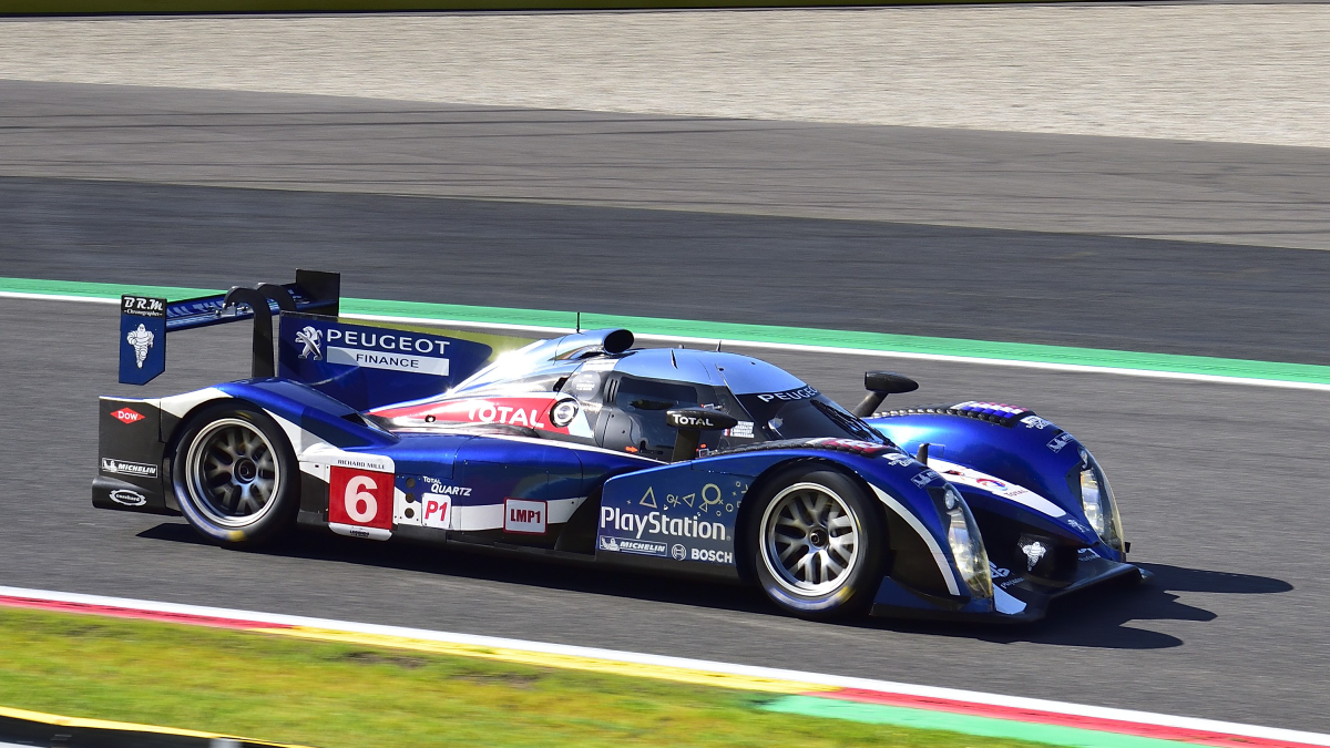 Peugeot HDi 3.7 L Twin Turbo V8 ,Le Mans Prototype 1 (LMP1), im Supportrace  Legends of Le Mans  bei den 6h Spa- Francorchamps am 9.5.2026. Neue Serie f�r ex Le Mans Serien Teilnehmer die von 2000 - 2019 an den Meisterschaften teilnehmen durften. Alle Fahrzeuge entsprechen nicht mehr den Aktuellen Regeln der LM Serien (Peterauto.fr)