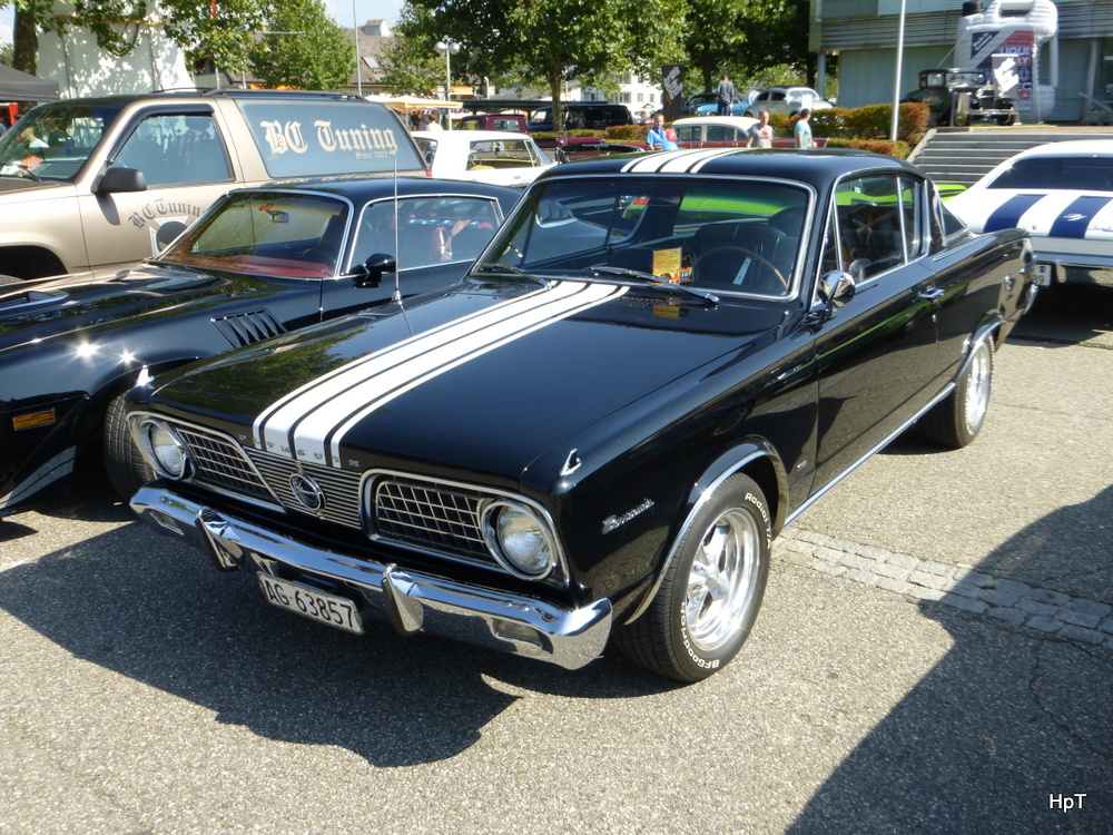 Plymouth Barracuda Oldtimer Ausgestellt am der Route 66 in Aarburg am