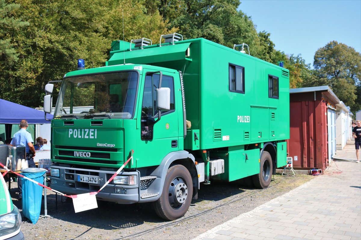 Polizei Hessen IVECO ELW am 18.08.18 beim Polizeitag in Hanau
