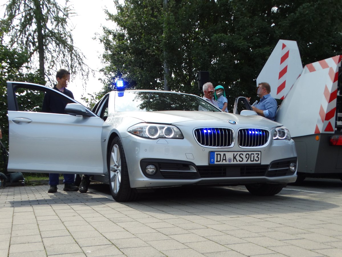Polizei Südosthessen BMW 5er Zivil am 26.08.17 in Langen bei einer Fahrzeugschau