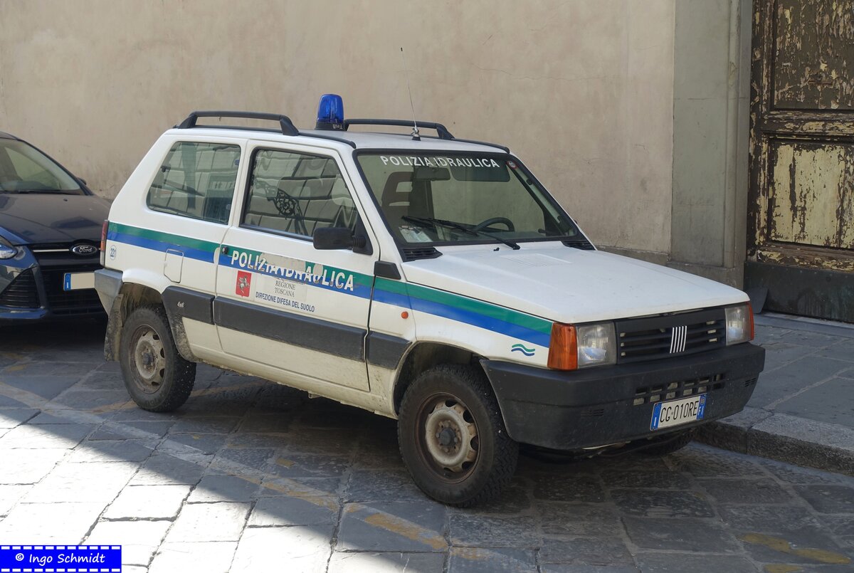Polizia Idraulica - Regione Toscana | Nr. 221 | CG-010RE | Fiat Panda 4x4 | 16.09.2019 in Florenz