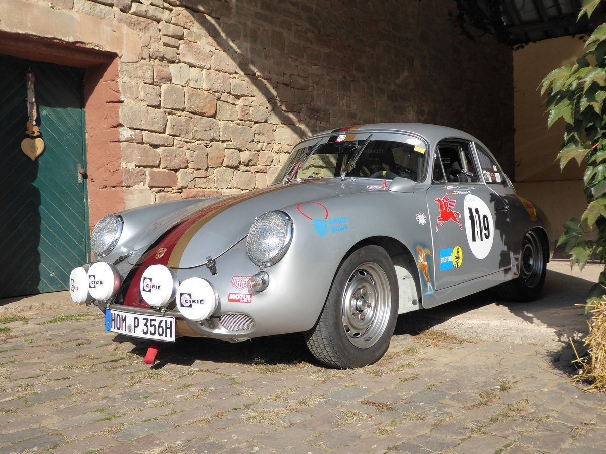 Porsche 356 aufgenommen am 06.10.2018, Oldtimertage Linslerhof