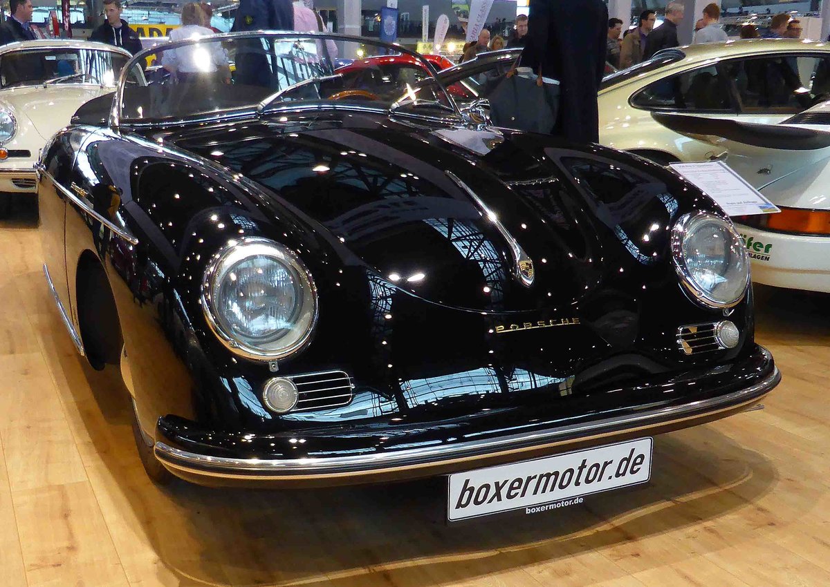 =Porsche 356, ausgestellt bei den Retro Classics in Stuttgart, 03-2019