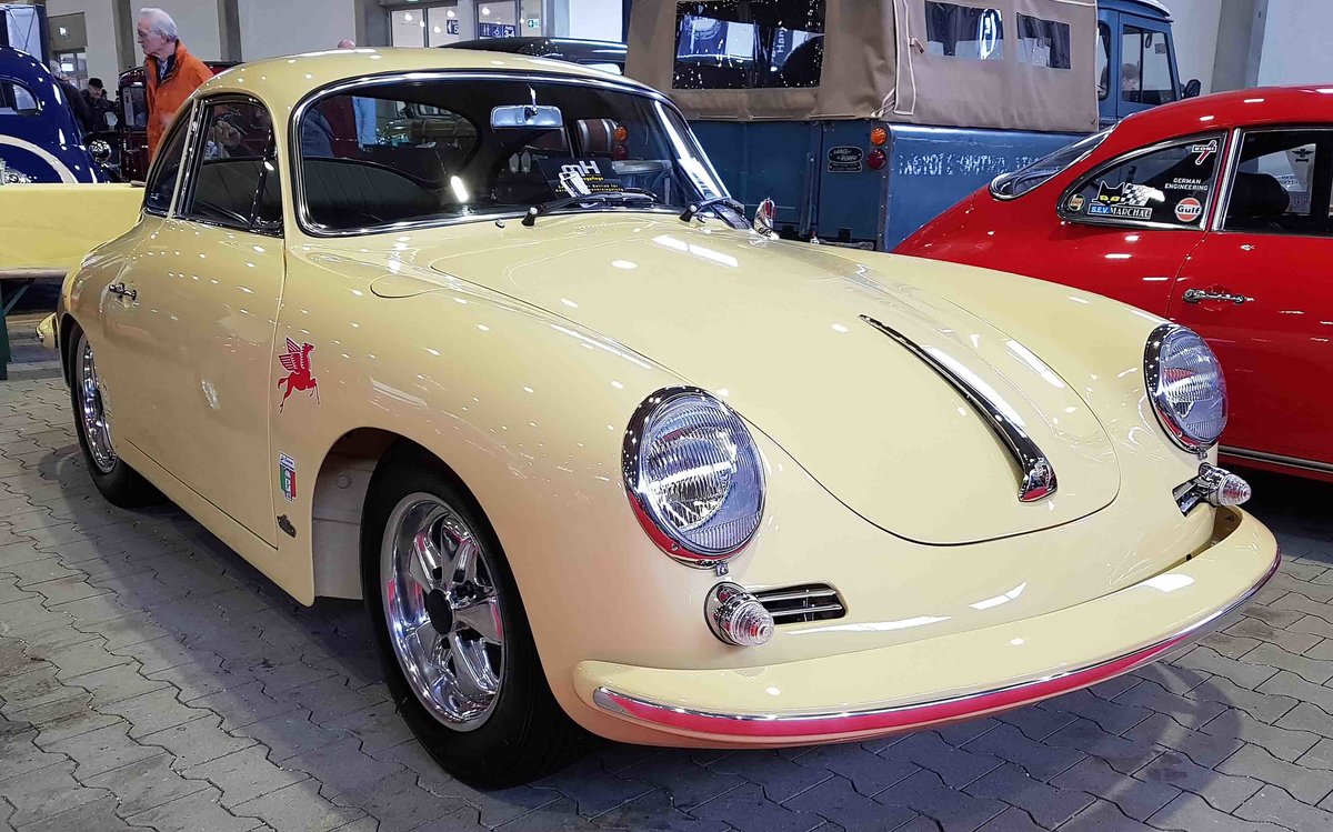 =Porsche 356, ausgestellt bei der Technorama Kassel im März 2019