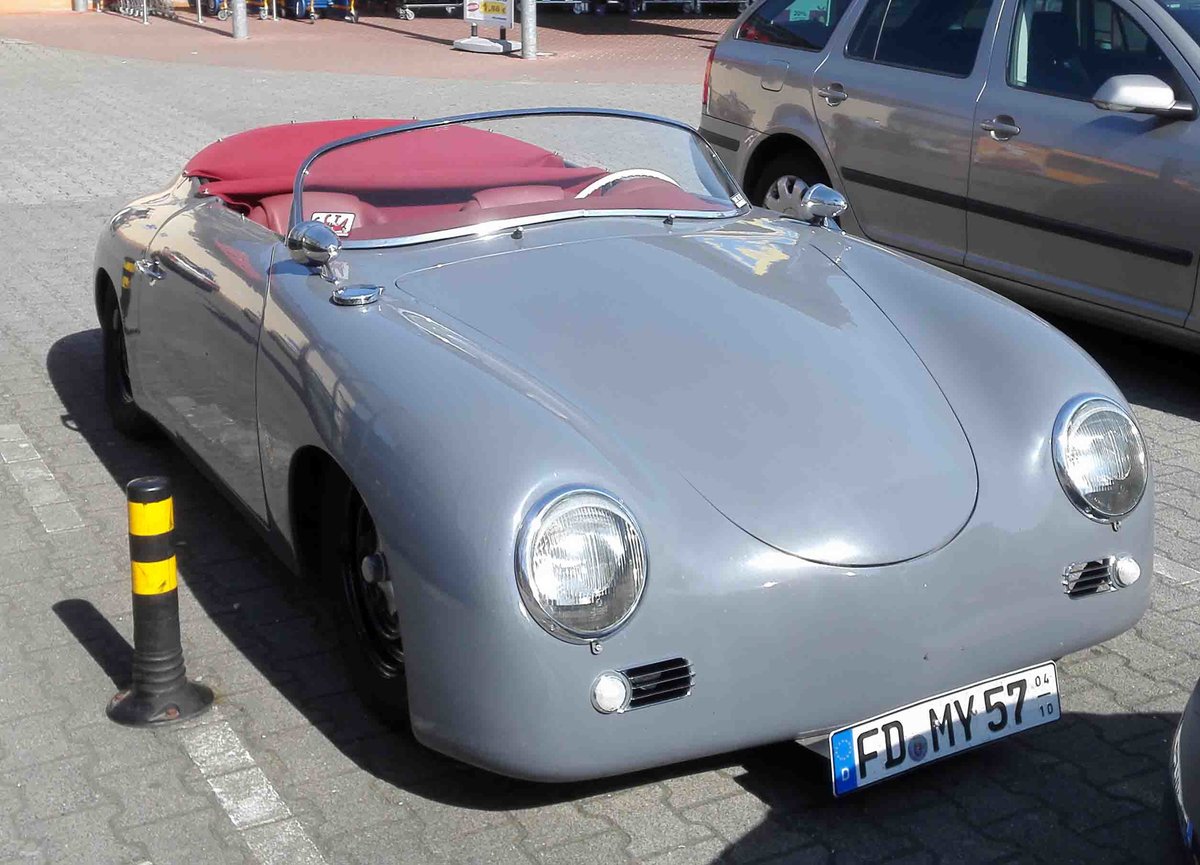 =Porsche 356 gesehen in Künzell im April 2018