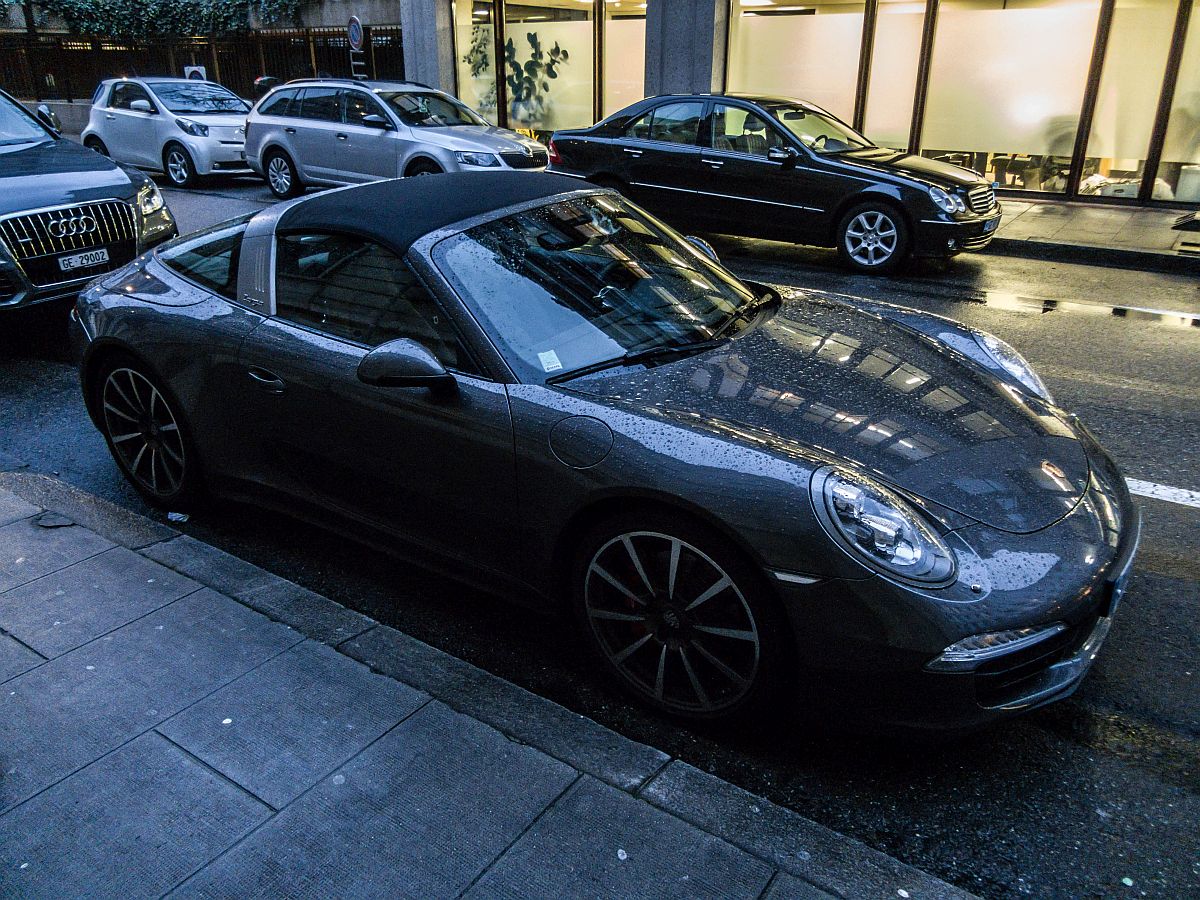 Porsche 911 (991) Targa, fotografiert am 04.03.2016