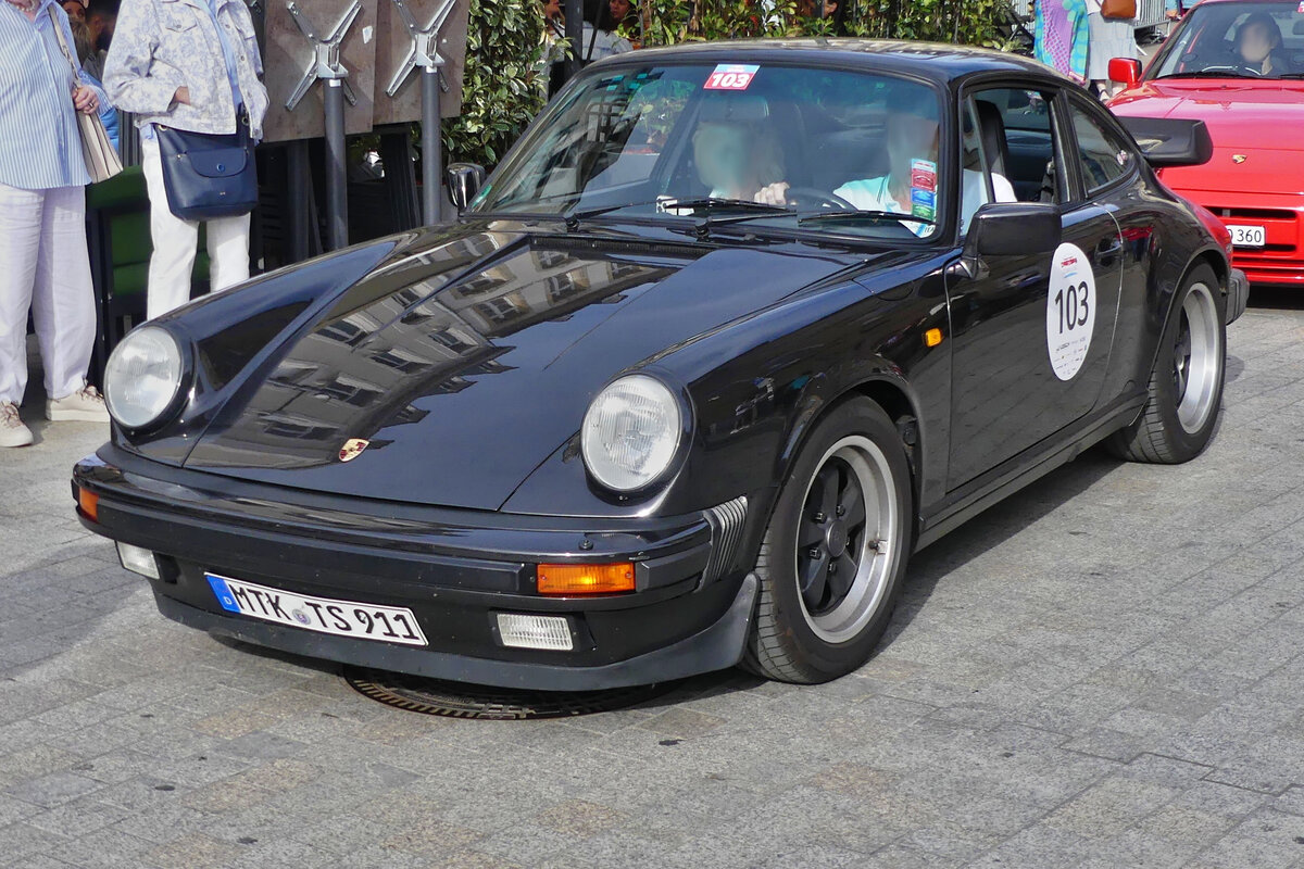 Porsche 911 Carrera, BJ 1987 hat bei der Luxemburg Classic Rallye mitgemacht. 12.09.2026