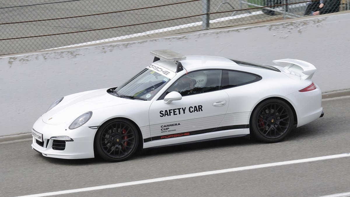 Porsche 911 GT3 Cup (991), Safety Car des Porsche Carrera Cup Great Britain, am 2.Mai 2015 in Spa Francorchamps