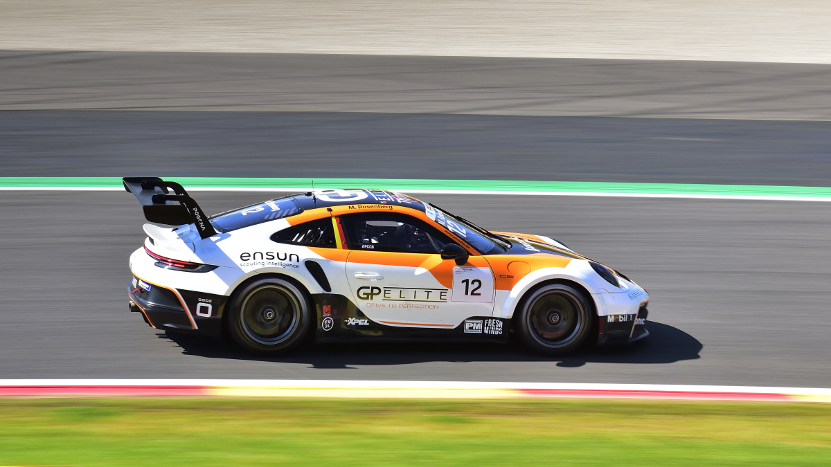 Porsche 911 GT3 Cup (992) mit ca. 510 PS. Ende schon in der ersten Runde f�r die Nr.29 beim Porsche Carrera Cup Benelux in Spa Francorchamps am 9.5.2026