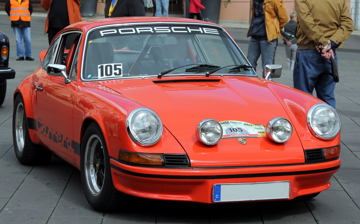Porsche 911 RS. War zur Gast bei der ADAC OPEL Classic Hessen-Thüringen Lauf in Zeulenroda. Foto 30.05.14