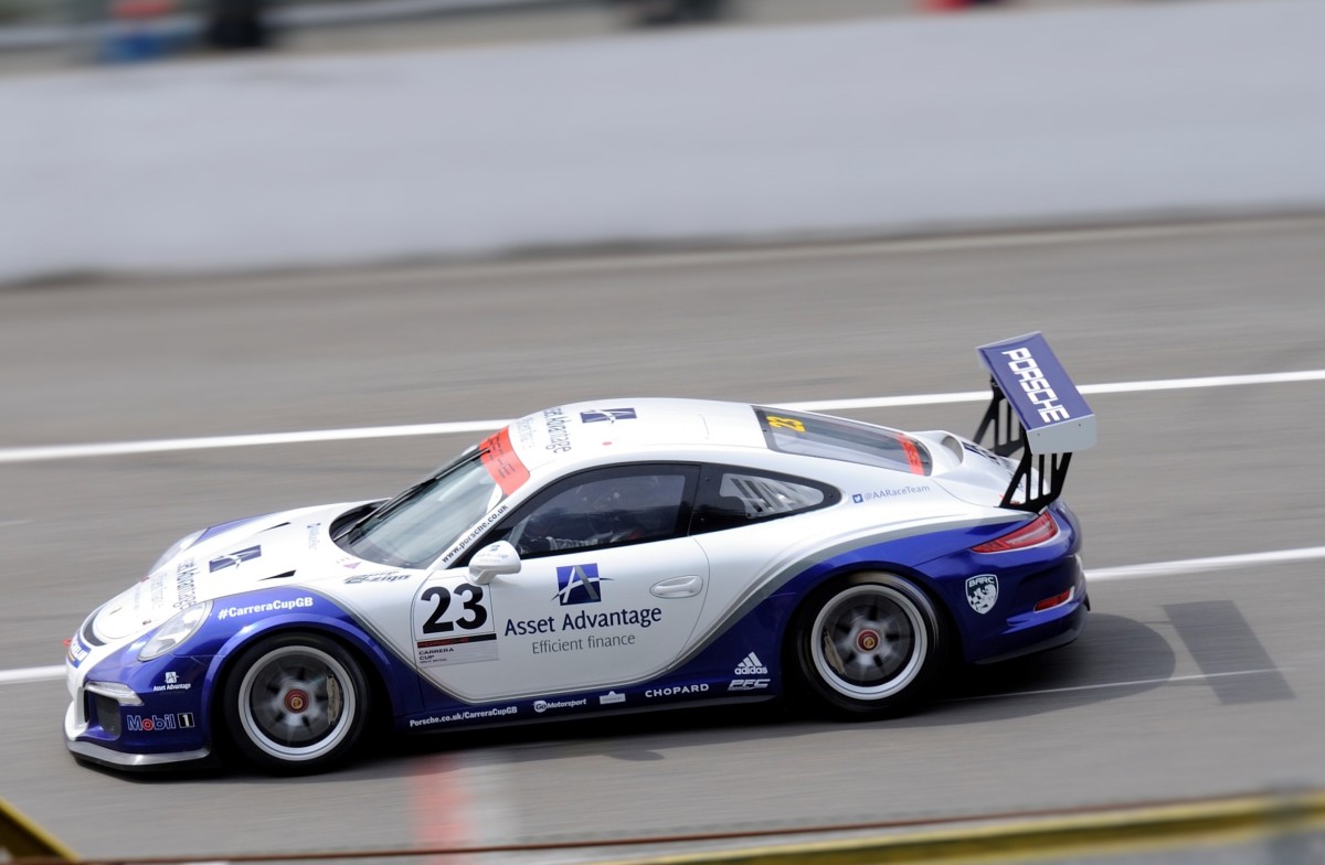 Porsche 911 (Type 991) GT3 Cup Car , Porsche Carrera Cup Great Britain, Supportrace bei den FIA WEC 6h Spa Francorchamps 2.Mai 2015